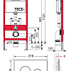 Инсталляция для унитаза TECE Loop К400626 4 в 1 с кнопкой смыва Инсталляция для унитаза TECE Loop К400626 4 в 1 с кнопкой смыва