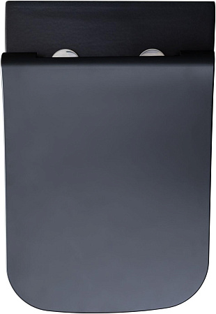 Унитаз подвесной Allen Brau Infinity 4.21011.31 с крышкой, черный матовый