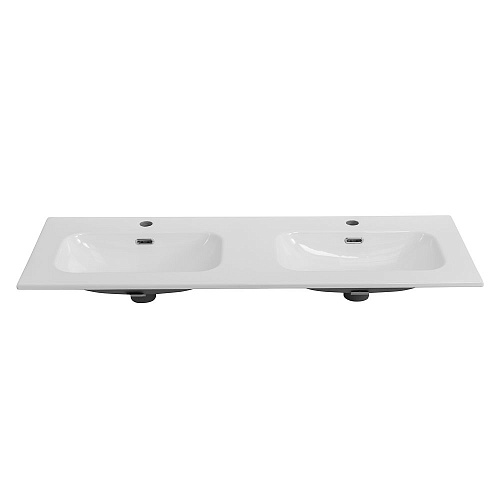 Раковина CEZARES CZR-8073-120-2 с двумя чашами белый 1210x460 керамика Раковина CEZARES CZR-8073-120-2 с двумя чашами белый 1210x460 керамика