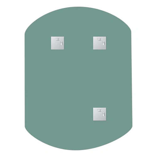 Зеркало Evoform Primary BY 0055 60х80 см со шлифованной кромкой Зеркало Evoform Primary BY 0055 60х80 см со шлифованной кромкой