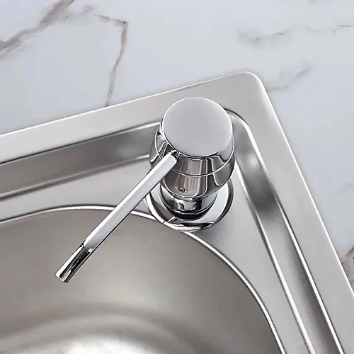 Дозатор жидкого мыла Haiba HB405 для кухонной мойки металл Дозатор жидкого мыла Haiba HB405 для кухонной мойки металл