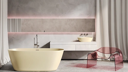 Ванна отдельностоящая Salini SOFIA 170х80 102516G из искусственого камня S-Sense Ванна отдельностоящая Salini SOFIA 170х80 102516G из искусственого камня S-Sense