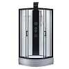 Душевая кабина Taliente с гидромассажем, 100x100x220см, четверть круга, профиль черный, прозрозрачно TA-100CB Душевая кабина Taliente с гидромассажем, 100x100x220см, четверть круга, профиль черный, прозрозрачно TA-100CB