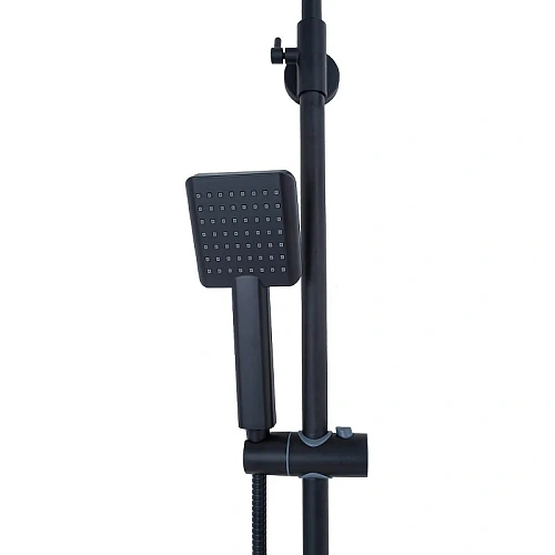 Душевая система Agger Brilliant A0394444 с изливом, черный Душевая система Agger Brilliant A0394444 с изливом, черный