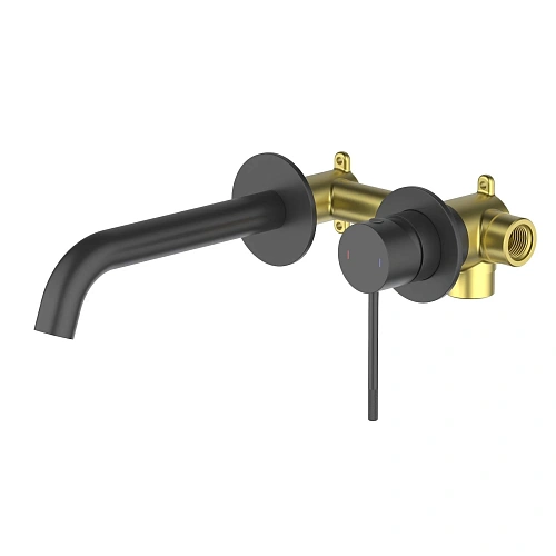 Смеситель для раковины Timo Saona 2372/03SM встраиваемый черный Смеситель для раковины Timo Saona 2372/03SM встраиваемый черный