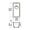 Кухонная мойка Omoikiri Kata 20-U-BL Artgranit/черный 4993375 Кухонная мойка Omoikiri Kata 20-U-BL Artgranit/черный 4993375