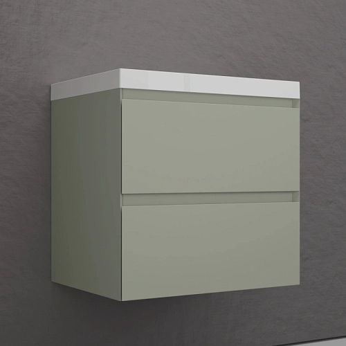 Тумба под раковину Style Line Манхэттен 60 см ЛС-00002367 подвесная, олива Тумба под раковину Style Line Манхэттен 60 см ЛС-00002367 подвесная, олива