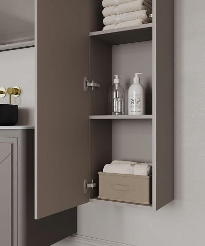 Шкаф-пенал Allen Brau Paris 35 1.360005.WM белый матовый Шкаф-пенал Allen Brau Paris 35 1.360005.WM белый матовый