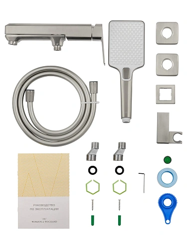 Смеситель для ванны Wonzon & Woghand DIAMOND брашированный никель (WW-88639011-BN) Смеситель для ванны Wonzon & Woghand DIAMOND брашированный никель (WW-88639011-BN)