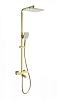 Душевая система Wonzon &amp; Woghand с термостатом, брашированное золото (WW-B3026-T1-BG)