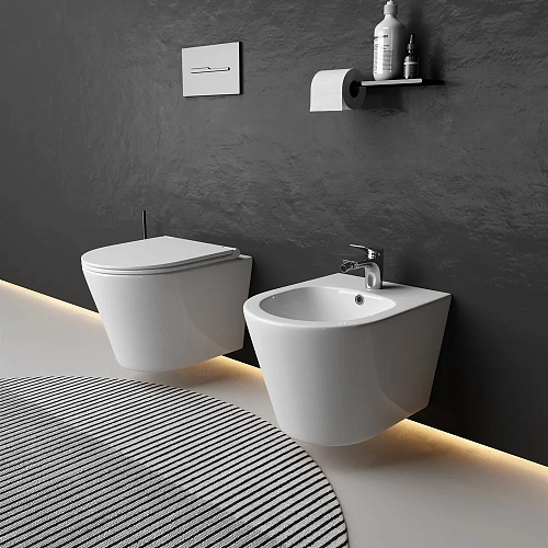 Биде подвесное Ceramica Nova FORMA CN3012 Биде подвесное Ceramica Nova FORMA CN3012