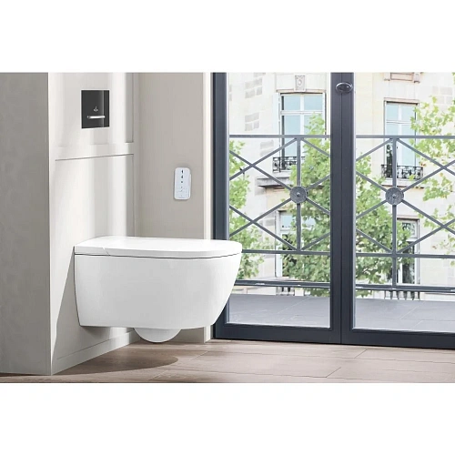 Унитаз SMART Villeroy & Boch ViClean-I100 V0E100R1 (V0E1 00 R1) CeramicPlus, DirectFlush с сиденьем Унитаз SMART Villeroy & Boch ViClean-I100 V0E100R1 (V0E1 00 R1) CeramicPlus, DirectFlush с сиденьем