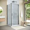 Душевой уголок Vegas-glass EP-Fis NOVO h2000 90*120 11 Moru R 900x1200 мм, профиль оружейная сталь, стекло Moru