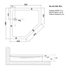 Душевой поддон Niagara Nova NG-90-90D RUS (90x90x17) трапеция 9090DRUS Душевой поддон Niagara Nova NG-90-90D RUS (90x90x17) трапеция 9090DRUS