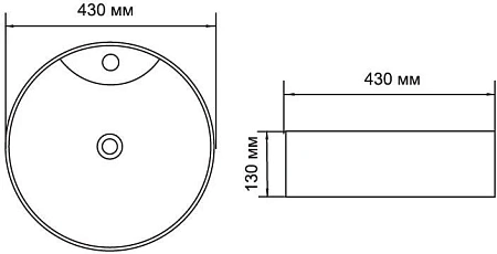 Раковина Aquanet Moon-2 накладная MOON-2 Раковина Aquanet Moon-2 накладная MOON-2