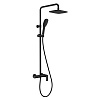 Картинка анонса товара «душевая система black&amp;white uk8300в matt black 8300вuk»