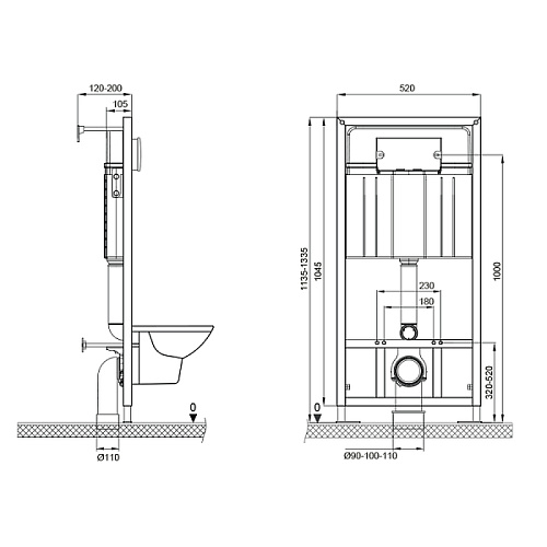 Инсталляция для унитаза BETTOSERB SAVA FIX SLIM SET40006490 с клавишей смыва SENSORIO сенсорная белая Инсталляция для унитаза BETTOSERB SAVA FIX SLIM SET40006490 с клавишей смыва SENSORIO сенсорная белая
