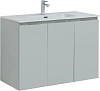 Тумба под раковину Aquanet Алвита New 100 3 дверцы, серый 00277532