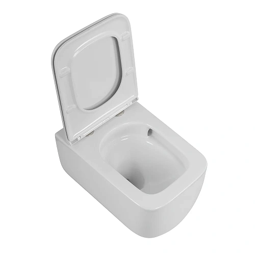 Унитаз подвесной BelBagno LUCE BB076CH-TOR/SC безободковый c сиденьем Унитаз подвесной BelBagno LUCE BB076CH-TOR/SC безободковый c сиденьем