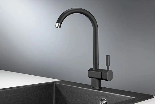 Смеситель для кухни Granula 31-ST, ЧЁРНЫЙ Смеситель для кухни Granula 31-ST, ЧЁРНЫЙ