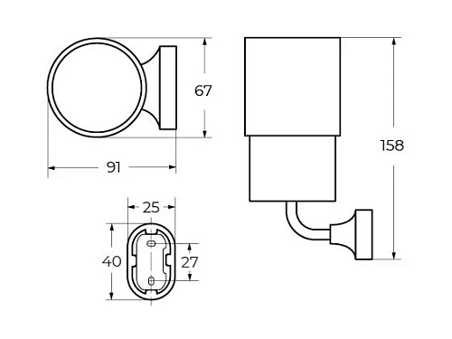 Стакан Art&Max Ovale AM-E-4068 Стакан Art&Max Ovale AM-E-4068