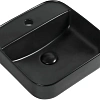 Раковина Aquanet City-2-MB 38,5 накладная, чернач матовая CITY-2-MB Раковина Aquanet City-2-MB 38,5 накладная, чернач матовая CITY-2-MB