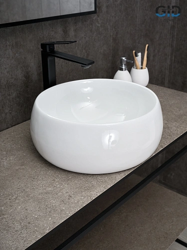 Раковина Gid N9140 51213 накладная белая 40x40x15.5 Раковина Gid N9140 51213 накладная белая 40x40x15.5