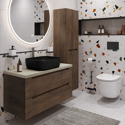 Тумба со столешницей и раковиной BelBagno ETNA 80 etna80rw-kepmco-1302h301-set подвесная ETNA80RW-KEPMCO-1302H301-SET Тумба со столешницей и раковиной BelBagno ETNA 80 etna80rw-kepmco-1302h301-set подвесная ETNA80RW-KEPMCO-1302H301-SET