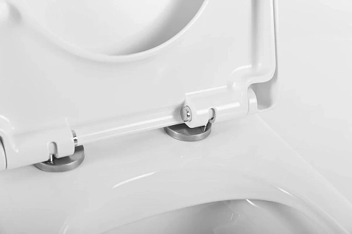 Унитаз приставной BelBagno SFERA-R BB2141CBR/BB865SC безободковый с сиденьем Унитаз приставной BelBagno SFERA-R BB2141CBR/BB865SC безободковый с сиденьем