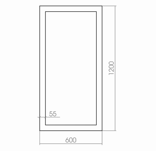 Зеркало SILVER MIRRORS 600x1200 золото Севилья (ФР-00000803) Зеркало SILVER MIRRORS 600x1200 золото Севилья (ФР-00000803)
