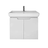 Тумба под раковину DREJA Q (D), 60 см, подвесная, 2 дверцы, белый глянец 99.1001 Тумба под раковину DREJA Q (D), 60 см, подвесная, 2 дверцы, белый глянец 99.1001