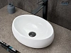 Картинка анонса товара «раковина gid n9030ds 51235 накладная белая 40x30x13.5»