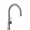 Картинка анонса товара «смеситель для кухни hansgrohe talis m54, однорычажный, 220, 1jet 72804000»