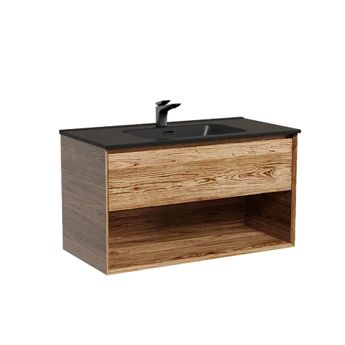 Тумба под раковину Sancos Marmi 1.0 MR1.090ECH 890х445х520 дуб чарльстон, подвесная Тумба под раковину Sancos Marmi 1.0 MR1.090ECH 890х445х520 дуб чарльстон, подвесная