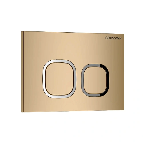 Клавиша смыва GROSSMAN Cosmo 700.K31.02.310.310 золото матовое Клавиша смыва GROSSMAN Cosmo 700.K31.02.310.310 золото матовое