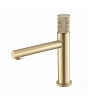 Смеситель для раковины Vincea Groove VBF-4G1BG4, брашированное золото Смеситель для раковины Vincea Groove VBF-4G1BG4, брашированное золото