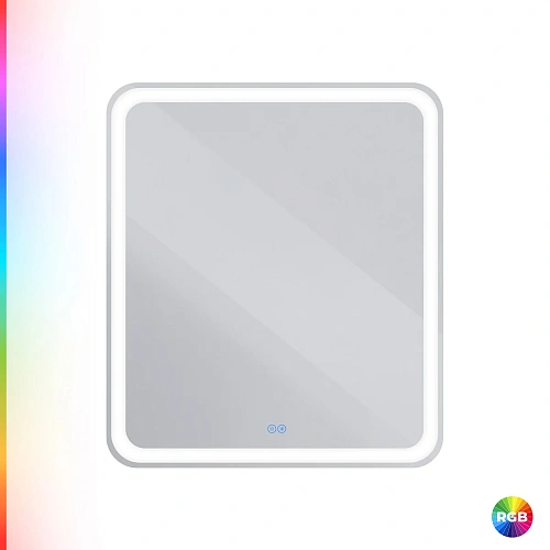 Зеркало CEZARES MULTICOLORE 700x800x30 CZR-SPC-MC-700-800-RGB-TCH с подсветкой RGB и сенсором Зеркало CEZARES MULTICOLORE 700x800x30 CZR-SPC-MC-700-800-RGB-TCH с подсветкой RGB и сенсором