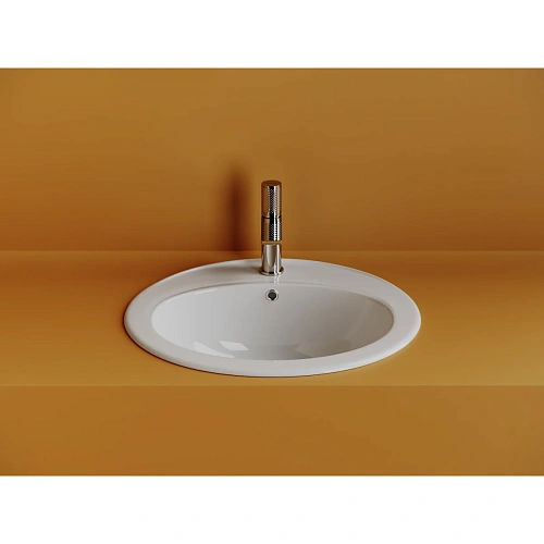 Раковина Ceramica Nova Sun CN6079 встраиваемая сверху 565x495x200 мм белый Раковина Ceramica Nova Sun CN6079 встраиваемая сверху 565x495x200 мм белый