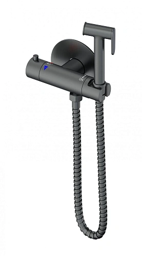 Гигиенический душ Wonzon & Woghand с термостатом, темный графит (WW-88819902-BGM) Гигиенический душ Wonzon & Woghand с термостатом, темный графит (WW-88819902-BGM)