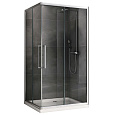 Душевой уголок ABBER Schwarzer Diamant AG02128H 120x80 см универсальный, профиль хром, стекло прозрачное Душевой уголок ABBER Schwarzer Diamant AG02128H 120x80 см универсальный, профиль хром, стекло прозрачное