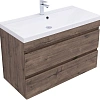 Тумба под раковину Aquanet Нота New 100 дуб веллингтон табак 00334194 подвесная Тумба под раковину Aquanet Нота New 100 дуб веллингтон табак 00334194 подвесная