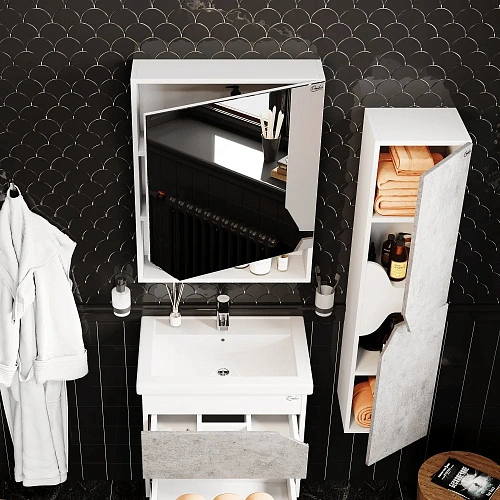 Зеркальный шкаф Onika ФРИДОМ 60.00 правый 206081 Зеркальный шкаф Onika ФРИДОМ 60.00 правый 206081