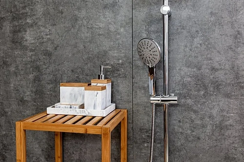 Душевая система Agger Breeze One A0893500 с изливом, хром Душевая система Agger Breeze One A0893500 с изливом, хром