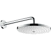 Верхний душ hansgrohe Raindance Select S 300 2jet с держателем 390 мм, белый/хром 27378400