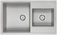 Кухонная мойка Paulmark TANDEM PM238250-GR серый 820х500 мм Кухонная мойка Paulmark TANDEM PM238250-GR серый 820х500 мм