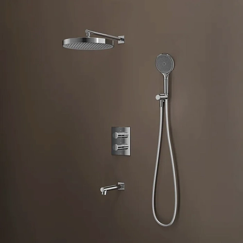 Душевая система IDDIS Duna (DUNSBSTi68) с изливом, термостат, глянцевый хром Душевая система IDDIS Duna (DUNSBSTi68) с изливом, термостат, глянцевый хром