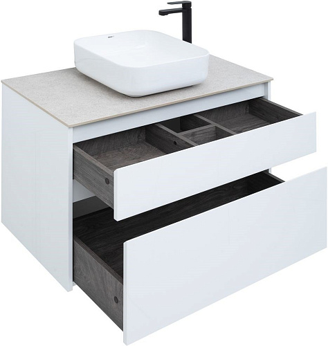 Тумба под раковину Aquanet Nova Lite 90 белый (2 ящика) 00242268 Тумба под раковину Aquanet Nova Lite 90 белый (2 ящика) 00242268