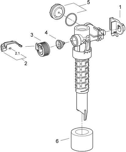 Вентиль наливной GROHE 43991000 Вентиль наливной GROHE 43991000