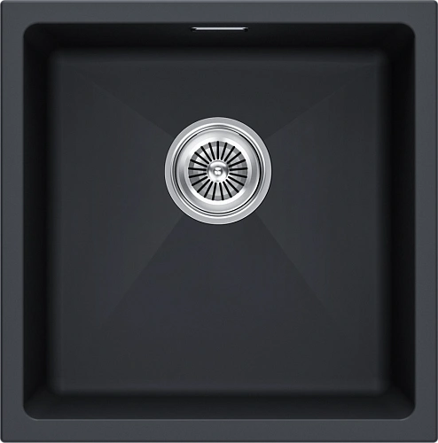 Кухонная мойка Paulmark LUMI 45UNI LU45-AN, антрацит, 455х460 Кухонная мойка Paulmark LUMI 45UNI LU45-AN, антрацит, 455х460