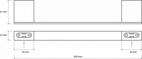 Полотенцедержатель Bemeta VIA 135004042 Полотенцедержатель Bemeta VIA 135004042